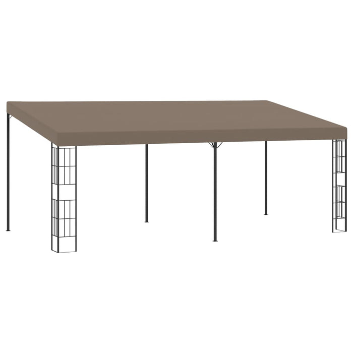 Pavilion montat pe perete, gri taupe, 6 x 3 m, material textil - WALTI WALTI
