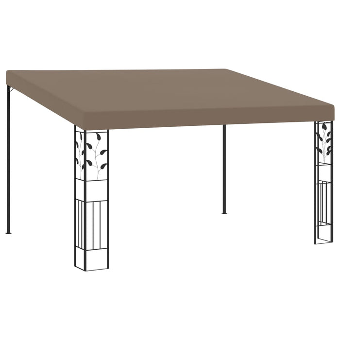 Pavilion montat de perete, gri taupe, 4 x 3 x 2,5 m - WALTI WALTI