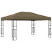 Pavilion, gri taupe, 3 x 4 m, material textil - WALTI WALTI