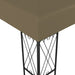 Pavilion, gri taupe, 3 x 4 m, material textil - WALTI WALTI