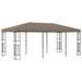 Pavilion, gri taupe, 6 x 3 m, material textil - WALTI WALTI