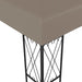 Pavilion, gri taupe, 6 x 3 m, material textil - WALTI WALTI