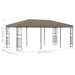 Pavilion, gri taupe, 6 x 3 m, material textil - WALTI WALTI