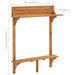 Masă de bar pentru balcon, 90x37x122,5 cm, lemn masiv de acacia - WALTI WALTI