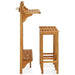 Set mobilier bar de balcon, 3 piese, lemn masiv de acacia - WALTI WALTI