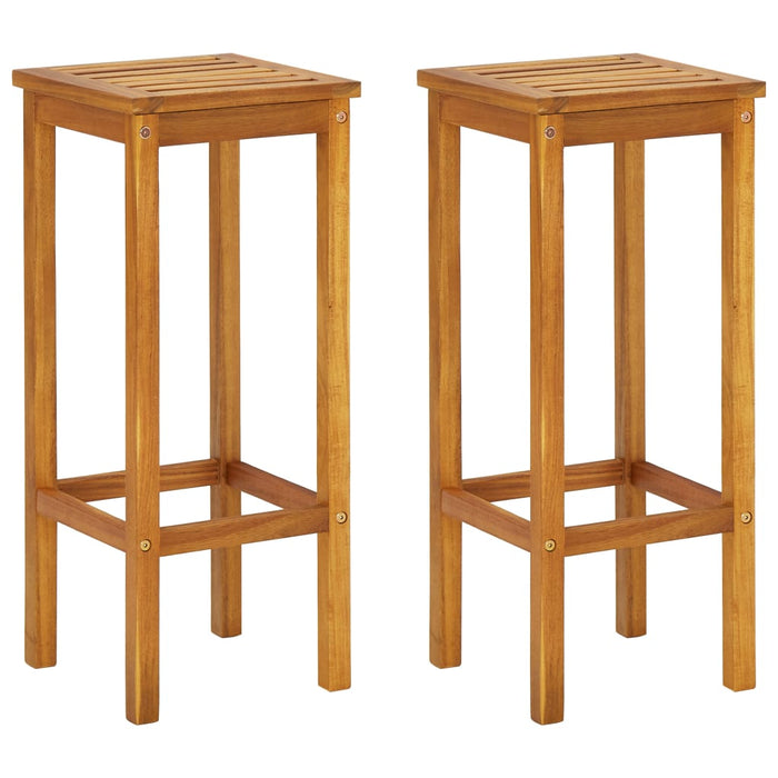 Set mobilier bar de balcon, 3 piese, lemn masiv de acacia - WALTI WALTI