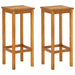 Set mobilier bar de balcon, 3 piese, lemn masiv de acacia - WALTI WALTI