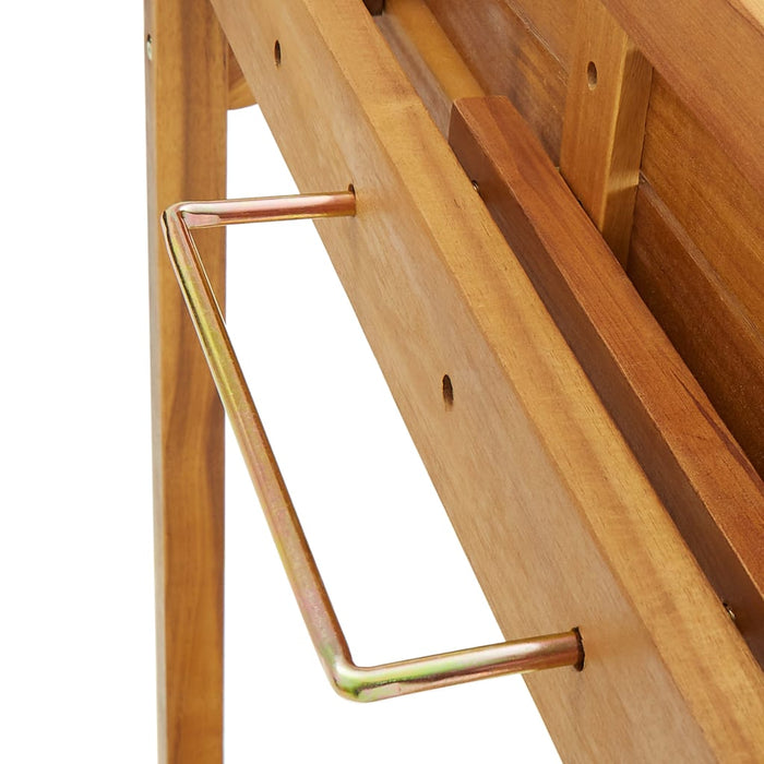 Set mobilier bar de balcon, 3 piese, lemn masiv de acacia - WALTI WALTI