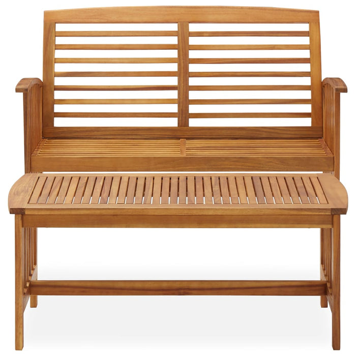 Set mobilier de grădină, 2 piese, lemn masiv de acacia - WALTI WALTI