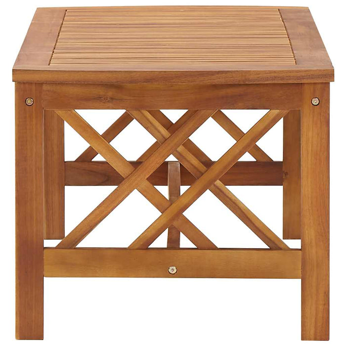 Masă de cafea, 102 x 50 x 43 cm, lemn masiv de acacia - WALTI WALTI