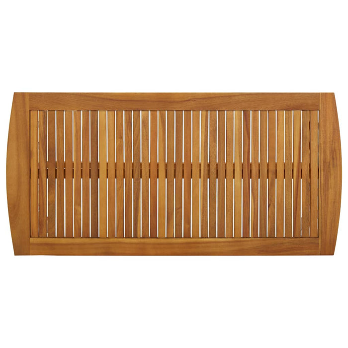 Masă de cafea, 102 x 50 x 43 cm, lemn masiv de acacia - WALTI WALTI