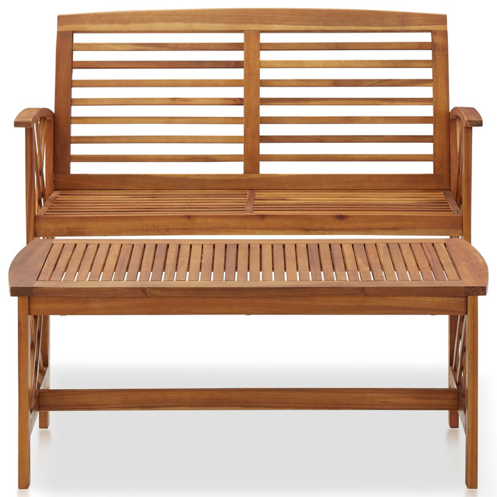 Set mobilier de grădină, 2 piese, lemn masiv de acacia - WALTI WALTI