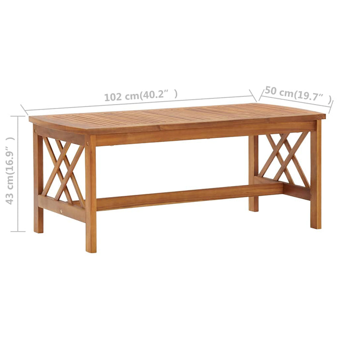 Set mobilier de grădină cu perne, 2 piese, lemn masiv de acacia WALTI