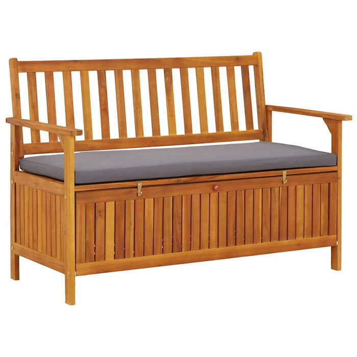 Bancă de depozitare grădină, 120 cm, lemn masiv de acacia - WALTI WALTI