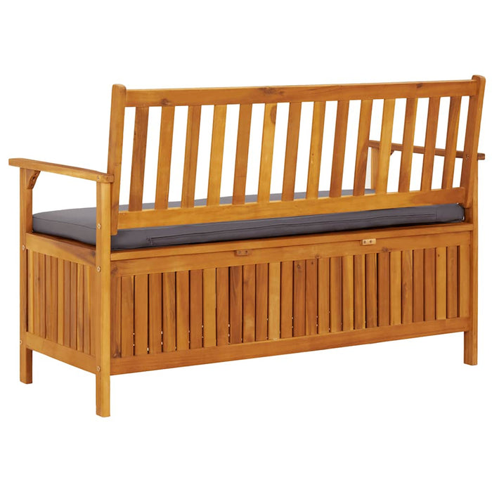 Bancă de depozitare grădină, 120 cm, lemn masiv de acacia - WALTI WALTI