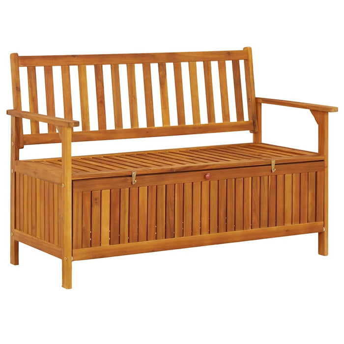 Bancă de depozitare grădină, 120 cm, lemn masiv de acacia - WALTI WALTI