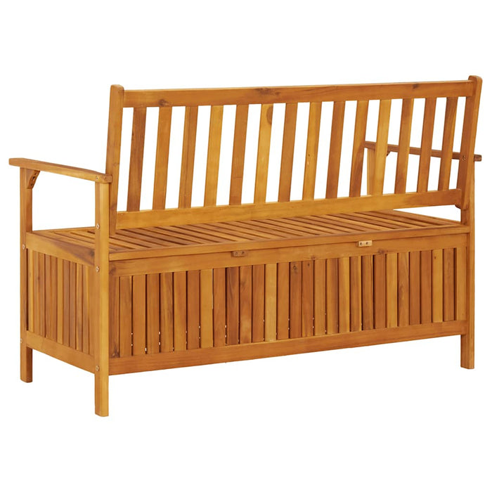 Bancă de depozitare grădină, 120 cm, lemn masiv de acacia - WALTI WALTI