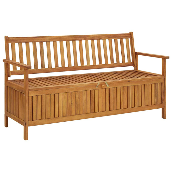 Bancă de depozitare grădină, 148 cm, lemn masiv de acacia - WALTI WALTI