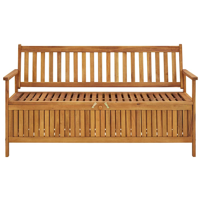 Bancă de depozitare grădină, 148 cm, lemn masiv de acacia - WALTI WALTI