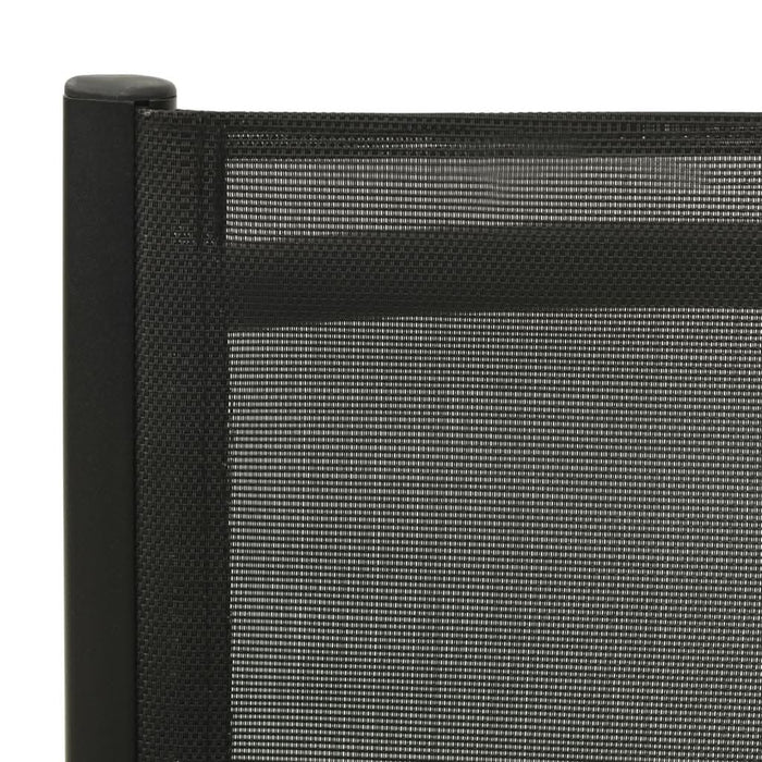 Scaune de grădină pliante, 2 buc., negru, textilenă&aluminiu - WALTI WALTI
