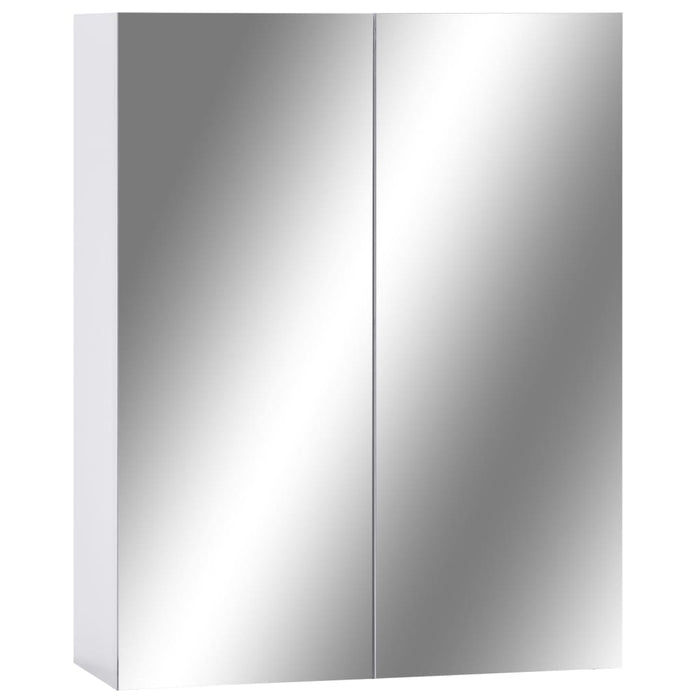 Dulap de baie cu oglindă, alb, 60x15x75 cm, MDF - WALTI WALTI