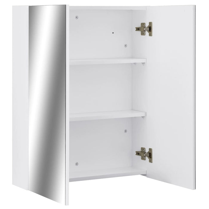 Dulap de baie cu oglindă, alb, 60x15x75 cm, MDF - WALTI WALTI