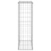 Perete gabion cu capace, 60 x 30 x 100 cm, oțel galvanizat - WALTI WALTI