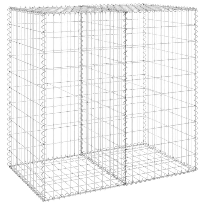 Perete gabion cu capace, 100 x 60 x 100 cm, oțel galvanizat - WALTI WALTI