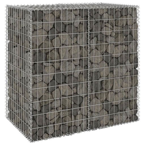 Perete gabion cu capace, 100 x 60 x 100 cm, oțel galvanizat - WALTI WALTI