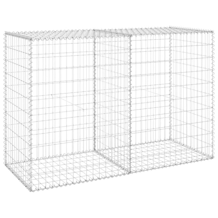 Perete gabion cu capace, 150 x 60 x 100 cm, oțel galvanizat - WALTI WALTI