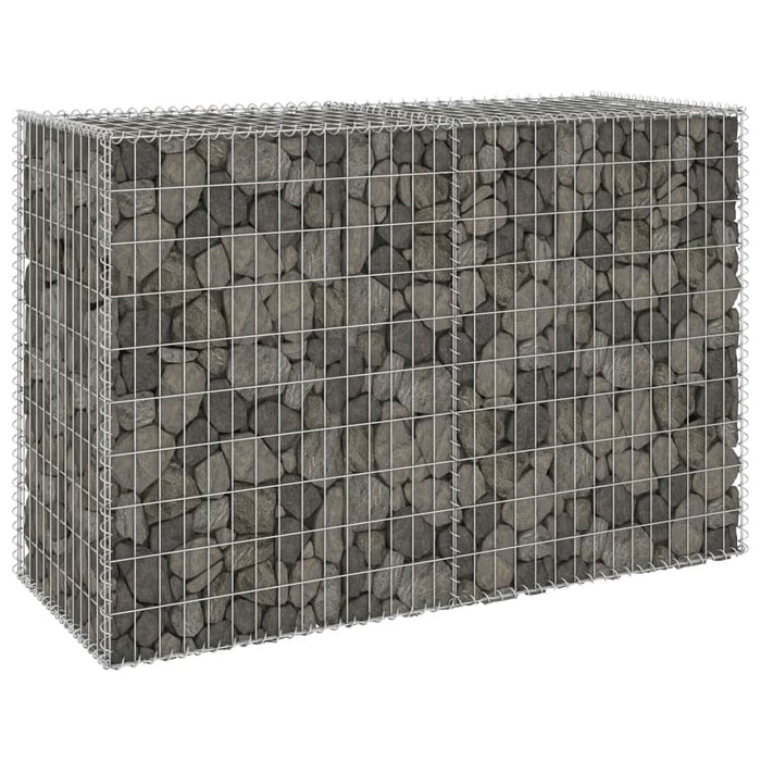 Perete gabion cu capace, 150 x 60 x 100 cm, oțel galvanizat - WALTI WALTI