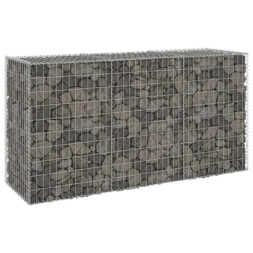 Perete gabion cu capace, 200 x 60 x 100 cm, oțel galvanizat - WALTI WALTI