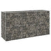 Perete gabion cu capace, 200 x 60 x 100 cm, oțel galvanizat - WALTI WALTI