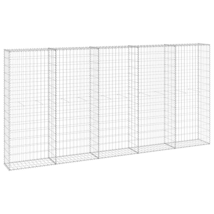 Perete gabion cu capace, 300 x 30 x 150 cm, oțel galvanizat - WALTI WALTI