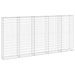 Perete gabion cu capace, 300 x 30 x 150 cm, oțel galvanizat - WALTI WALTI