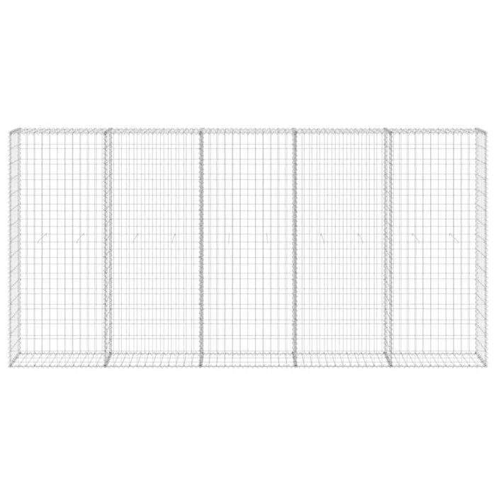 Perete gabion cu capace, 300 x 30 x 150 cm, oțel galvanizat - WALTI WALTI