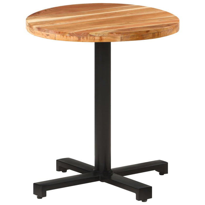 Masă de bistro, Ø70x75 cm, lemn masiv de acacia, rotundă - WALTI WALTI