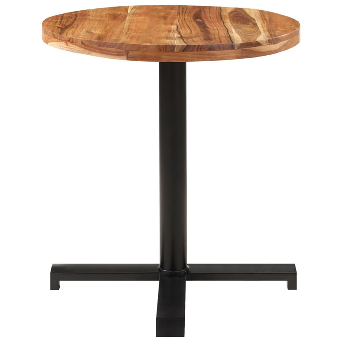 Masă de bistro, Ø70x75 cm, lemn masiv de acacia, rotundă - WALTI WALTI