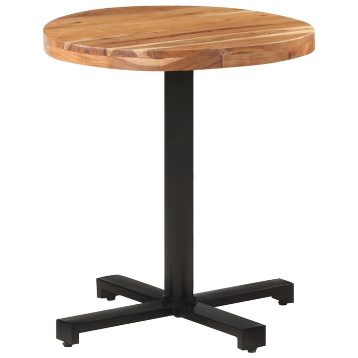 Masă de bistro, Ø70x75 cm, lemn masiv de acacia, rotundă - WALTI WALTI