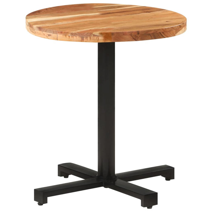 Masă de bistro, Ø70x75 cm, lemn masiv de acacia, rotundă - WALTI WALTI