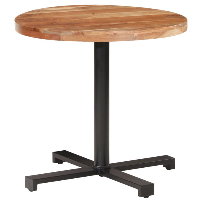 Masă de bistro, Ø80x75 cm, rotund, lemn masiv de acacia WALTI