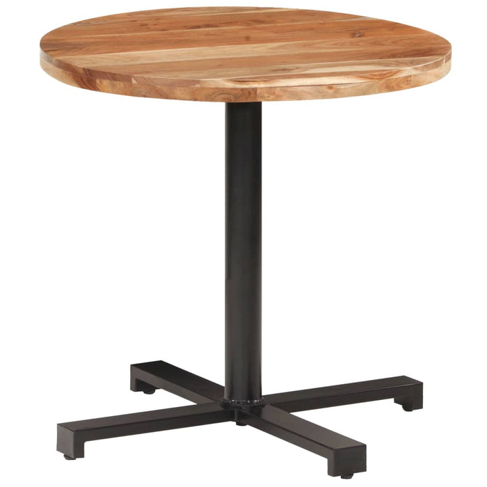 Masă de bistro, Ø80x75 cm, rotund, lemn masiv de acacia WALTI