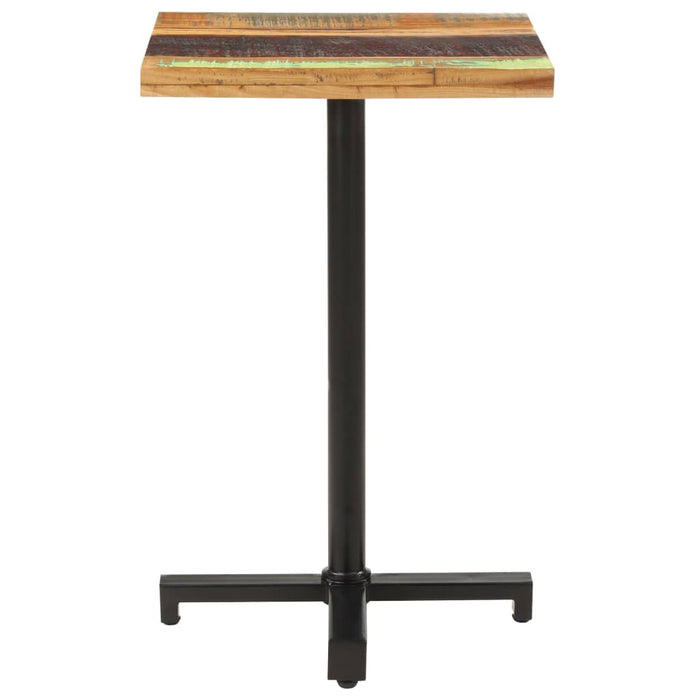 Masă de bistro, 50x50x75 cm, lemn masiv de acacia, pătrat WALTI