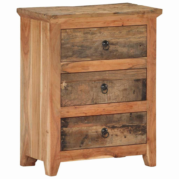Dulap, 60 x 33 x 75 cm, lemn masiv de acacia/lemn reciclat WALTI