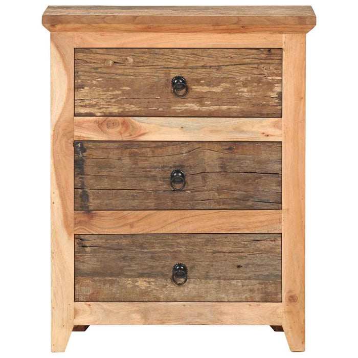 Dulap, 60 x 33 x 75 cm, lemn masiv de acacia/lemn reciclat WALTI