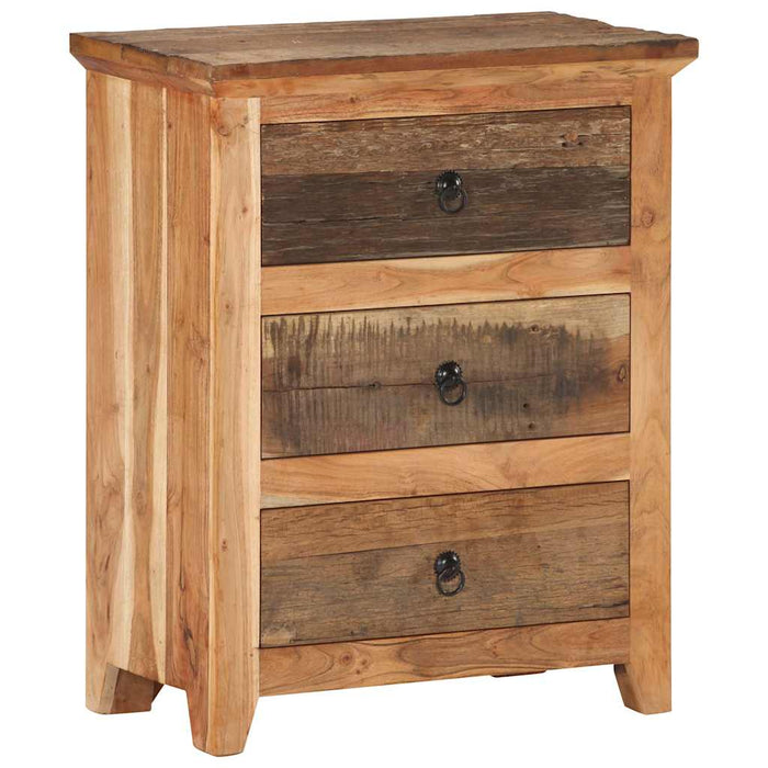 Dulap, 60 x 33 x 75 cm, lemn masiv de acacia/lemn reciclat WALTI