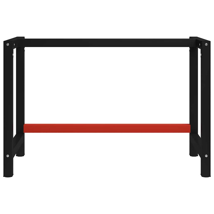 Cadru metalic banc de lucru, 120x57x79 cm, negru și roșu - WALTI WALTI