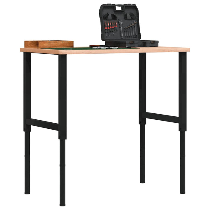 Cadre banc lucru reglabile 2 buc. negru 55x(69-95,5) cm metal - WALTI WALTI