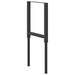 Cadre banc lucru reglabile 2 buc. negru 55x(69-95,5) cm metal - WALTI WALTI