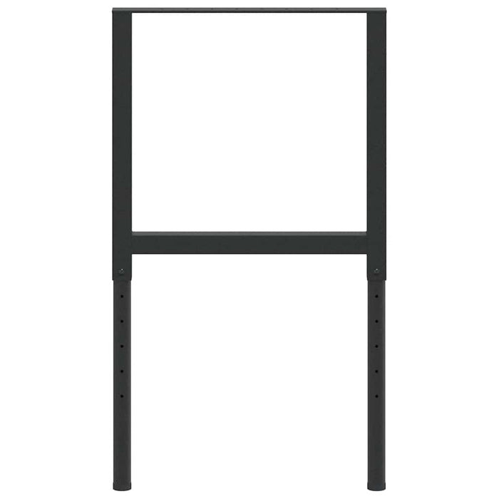 Cadre banc lucru reglabile 2 buc. negru 55x(69-95,5) cm metal - WALTI WALTI